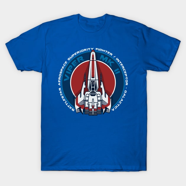 Battlestar Viper MKII T-Shirt by redwane